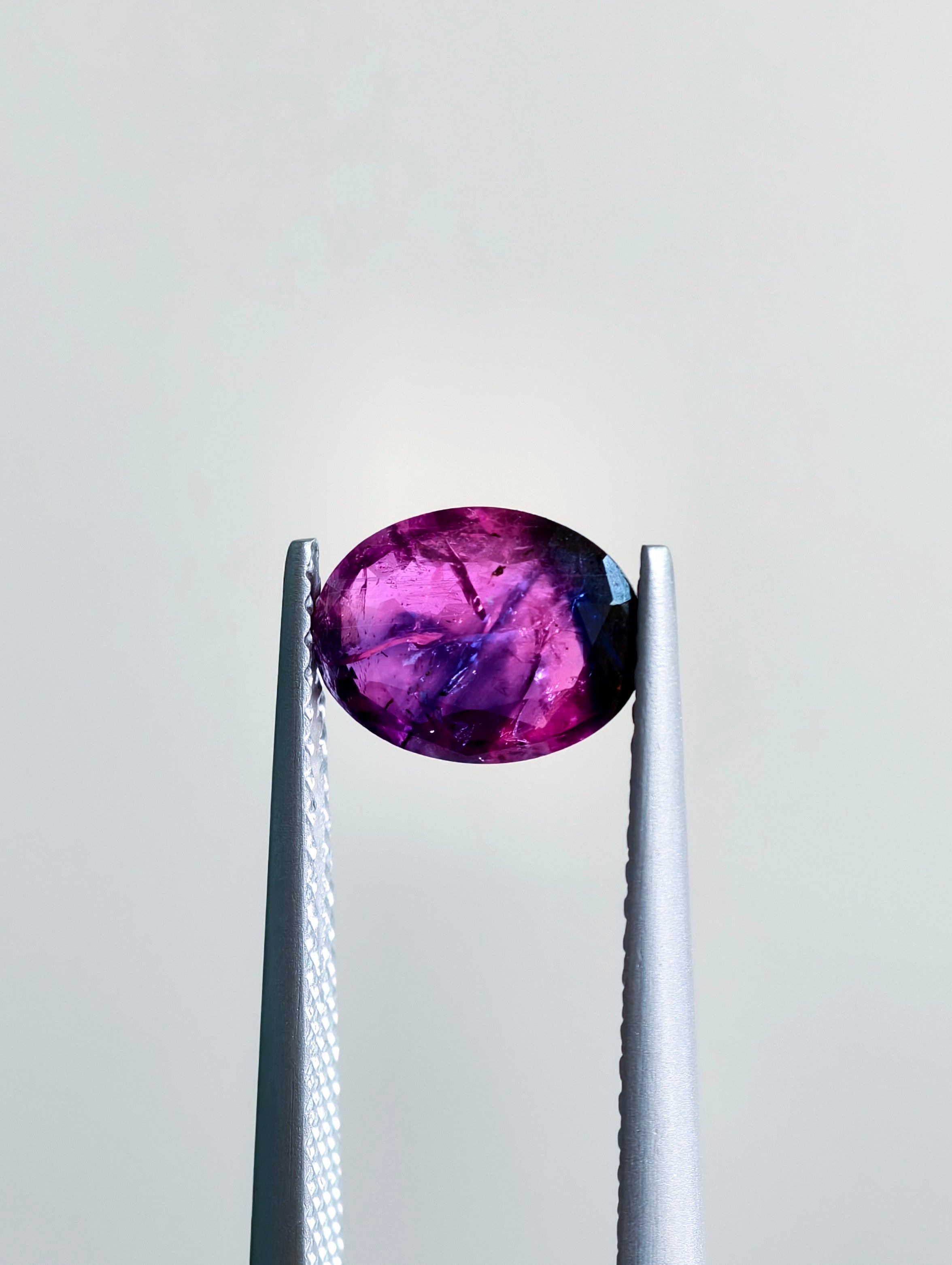 1.46ct Red and Blue Winza Ruby/Sapphire from Tanzania
